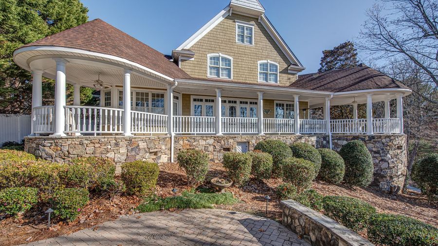One of the most prestigious homes in the community sits atop Cramer